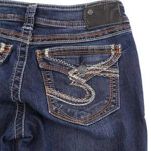 Silver Suki Surplus Dark Wash Boot Cut Denim Jeans